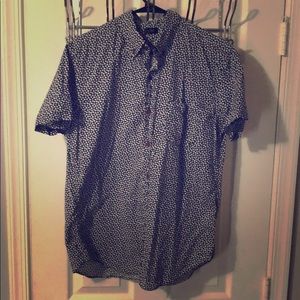 Large J crew short sleeve button up